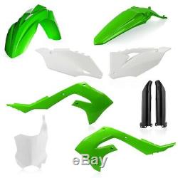 Acerbis MX Full Plastics Kit Kawasaki KXF450 19-20 OEM Green/White