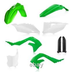 Acerbis Plastic Kit Kawasaki OEM Green White KXF 450 2019-2020 2021 KXF250 2021