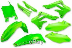Cycra Powerflow Plastics Plastikkit Kawasaki Kxf 450 13-15 Oem Grün Green
