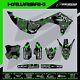 Kawasaki Kx Kxf Motocross Mx Graphics Kit Kx Kxf 125 450 Lazr Blk/grn