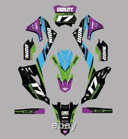 KAWASAKI Motocross Graphics kit, Decals Fatality for KX KXF 85 125 250 450