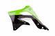 Kawasaki Radiator Scoops / Shrouds Kxf 450 2012 2015 Oem Green Black Motocross