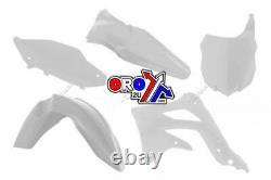 Kawasaki KX 450 F / KXF 450 2016 OEM Racetech Plastic Kit WHITE