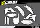 Kawasaki Kx250f 2013-2016 Kxf Black/green/white/oem Motocross Plastic Body Kit