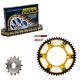 Kawasaki Kx450f Gold Renthal R1 H/d Chain And Supersprox Stealth Sprocket Kit