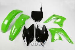 Kawasaki KXF 250 2008 UFO Motocross Plastic Kit OEM Colour