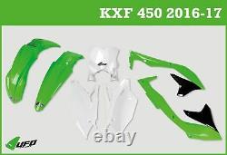 Kawasaki KXF 450 2016 2017 UFO Plastic Kit Stadium Front Number Plate OEM