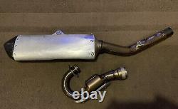 Kawasaki KXF250 2021-2022 Used genuine OEM complete full exhaust pipe