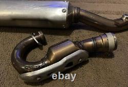 Kawasaki KXF250 2021-2022 Used genuine OEM complete full exhaust pipe