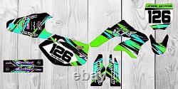 Kawasaki KXF450 2006 2007 2008 Factory Customisable Motocross MX GRAPHICS KIT