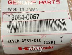 Kawasaki OEM, KXF250 2013-2016 Kickstart Lever Assembly, NOS. 13064-0067