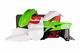 Kawasaki Plastic Kit Kxf 250 2013 2016 Oem Green White Motocross 90625