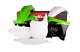 Kawasaki Plastic Kit Kxf 450 2013 2015 Motocross Oem Green White 90545 Mx