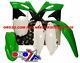 New Racetech Plastic Kit Kawasaki Kxf 250 13-16 Oem Colour Plastics Green Rear