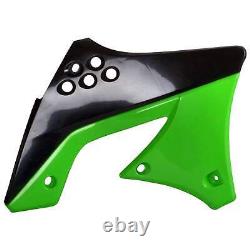 Polisport Kawasaki Plastic Kit with Fork Guards KXF 250 2009 2012, OEM Green /