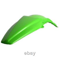 Polisport Kawasaki Plastic Kit with Fork Guards KXF 250 2009 2012, OEM Green /