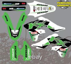 Rebound mx Part graphics kit to fit kawasaki KX KXF 65 85 125 250 450 all years