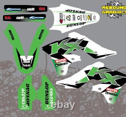 Rebound mx Part graphics kit to fit kawasaki KX KXF 65 85 125 250 450 all years