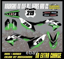 Rebound mx graphics kit to fit kawasaki KX KXF 65 85 125 250 450 all years