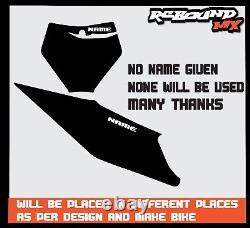 Rebound mx graphics kit to fit kawasaki KX KXF 65 85 125 250 450 all years