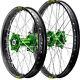 Talon Wheels Black Rims Green Hubs Kxf Kx 250 450 19 20 21 22 19 21 Motocross